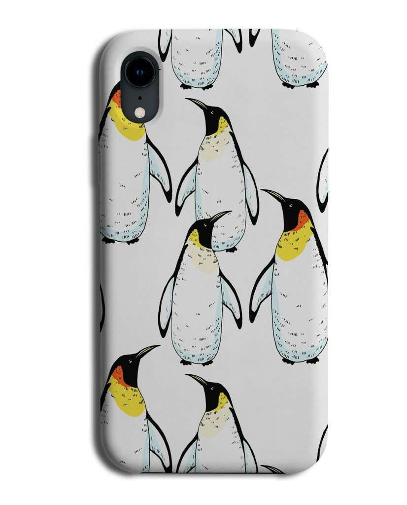 Novelty Penguin Pattern Drawing Phone Case Cover Cartoons Cartoon Penguins G816