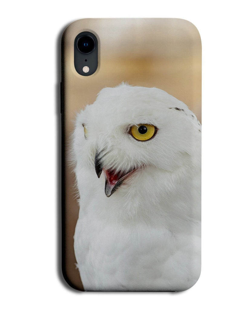 Snowy Owl Picture Phone Case Cover Photograph Of Owls Bird Snow White Face LP24