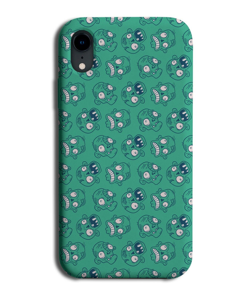 Cartoon Zombie Heads Phone Case Cover Zombies Illustration Monster K868