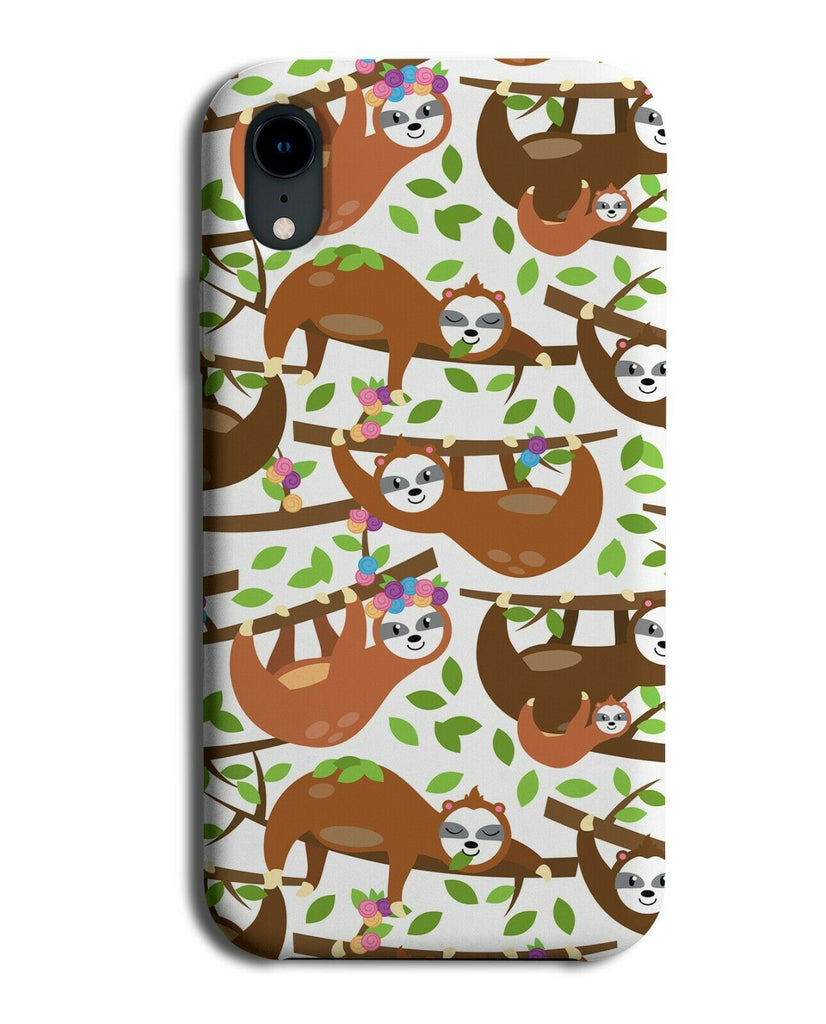 Funny Sloths Phone Case Cover Sloth Jungle Baby Gift Present G121