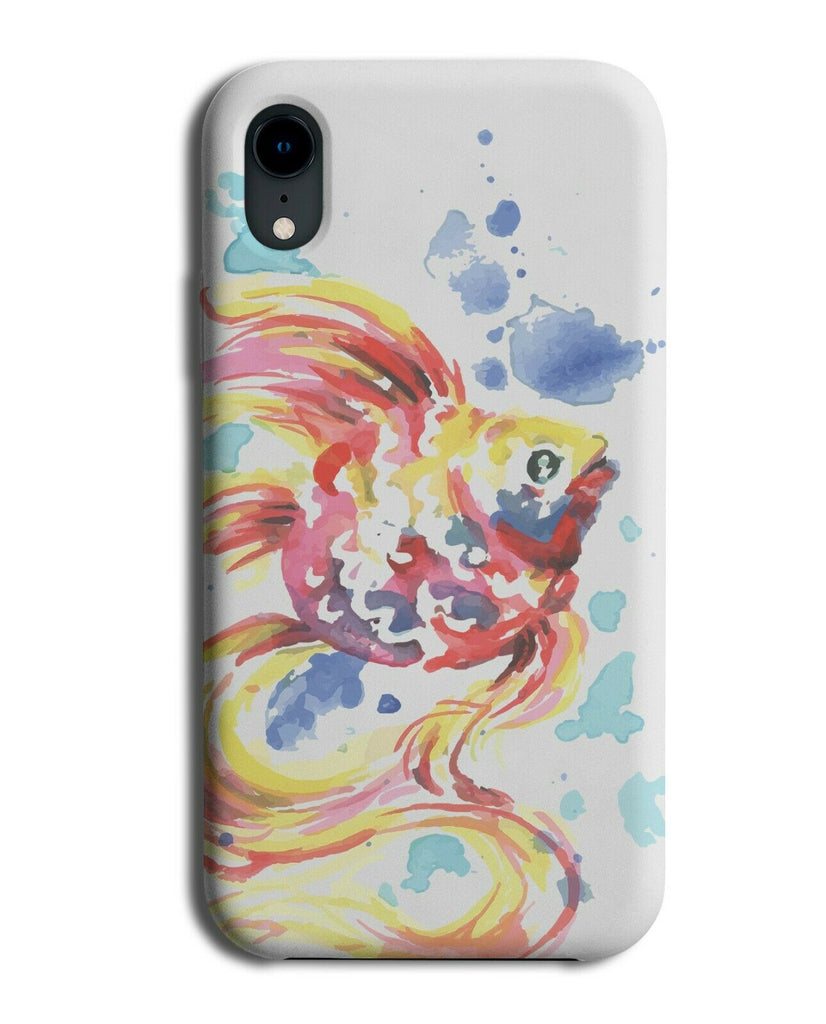 Colourful Tropical Fish Phone Case Cover Oil Painting Paint Underwater Art E396