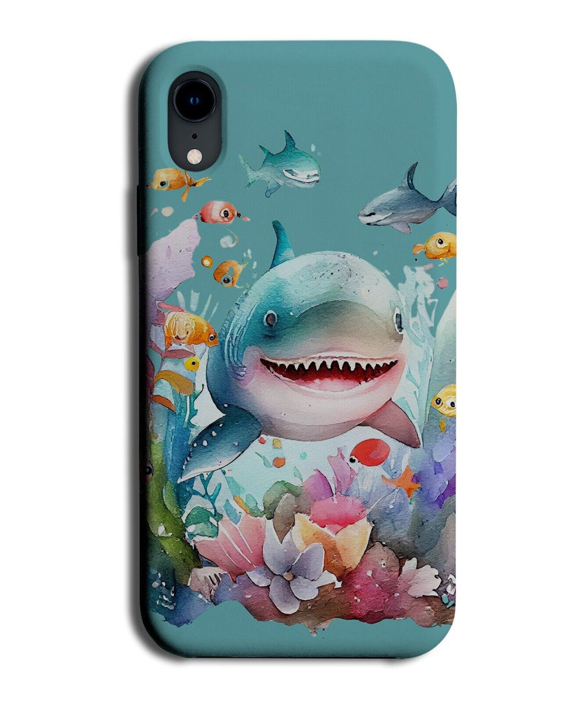 Childrens Storybook Shark Character Phone Case Cover Story Book Kids Funny BA71