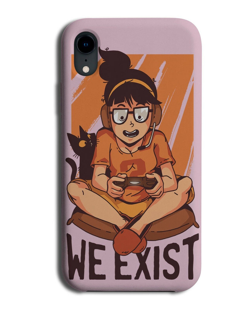 Female Gamer Phone Case Cover Retro Video Games Girl Girls Woman Womens J418