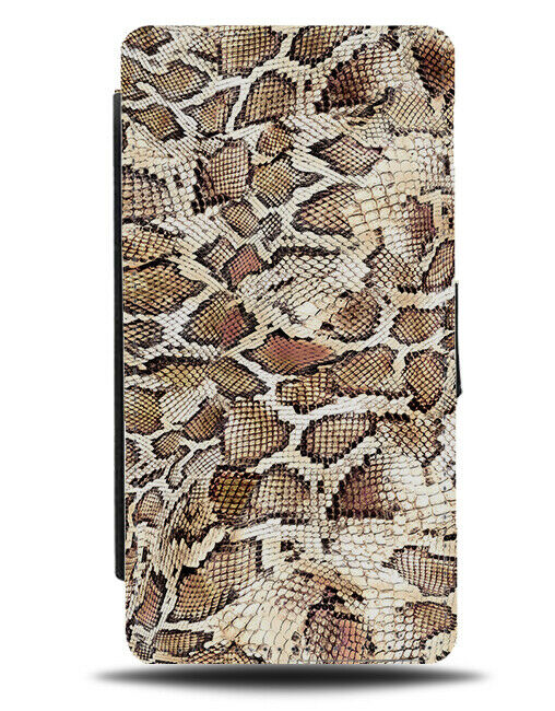 Vintage Snake Skin Flip Wallet Case Print Pattern Scale Scales Snakes G144