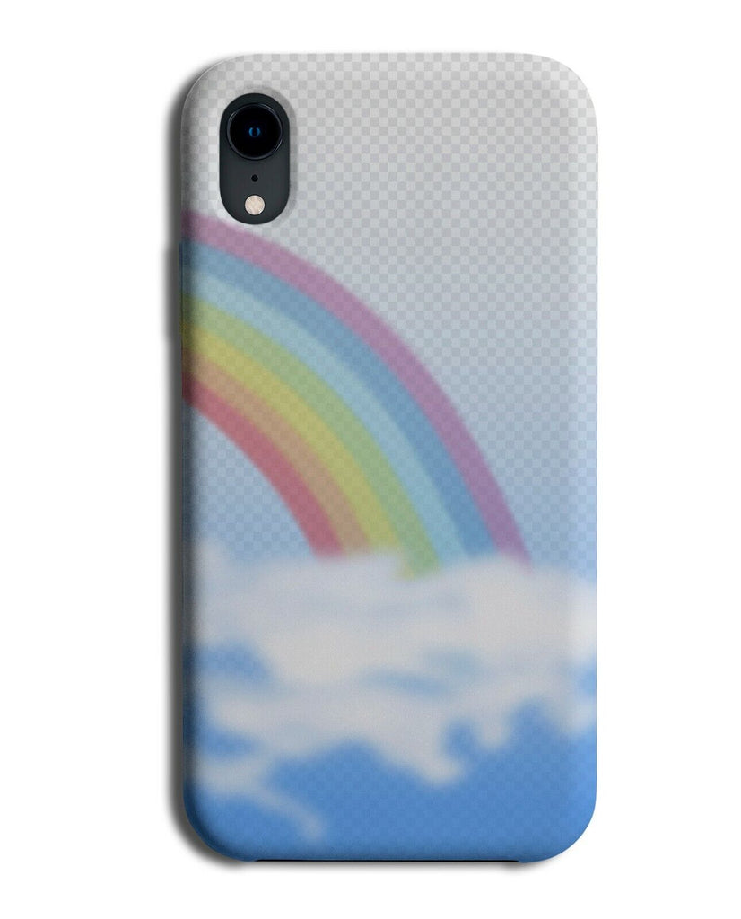 Geometric Rainbow Picture Phone Case Cover Rainbows Sky Clouds Cloudy K220