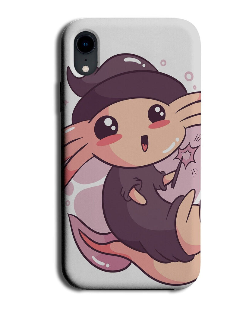Axolotl Wizard Phone Case Cover Axolotl Fancy Dress Halloween Lizard Pink P648