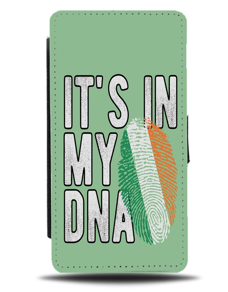 Irish Its In My DNA Design Flip Wallet Case Ireland Flag Green Orange White DD22