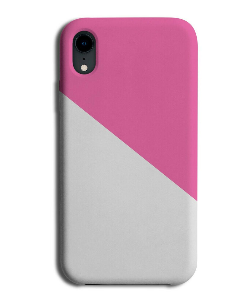 Hot Pink and White Phone Case Cover Dark Girly Gothic Goth Coloured i432