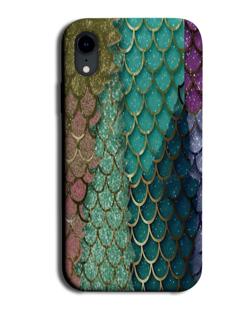 Mermaid Scale Tail Phone Case Cover Scales Print Design Mermaids Fish Tails CH34