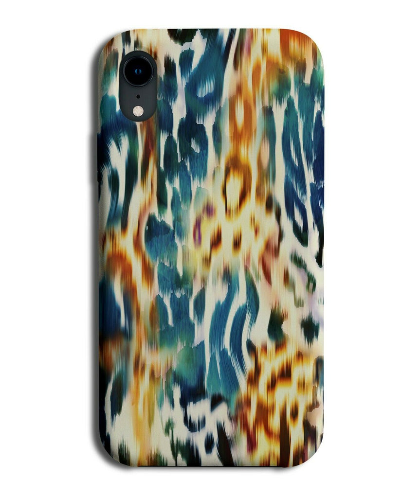 Colourful Stained Animal Print Phone Case Cover Pattern Design Gift Present G155