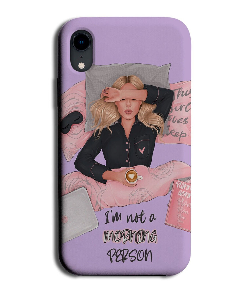 Lazy Blonde Girl Phone Case Cover Funny Hair Haired Sleeping Napping Nap Q808C