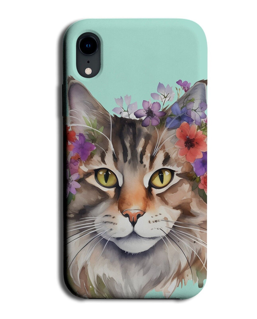 Watercolour Norwegian Forest Floral Phone Case Cover Flowers Breed Forrest DE90