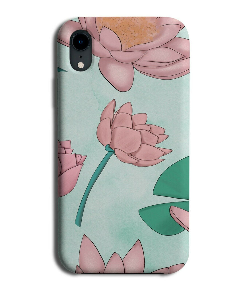 Waterflower Phone Case Cover Spiritual Calm Flowers Floral Yoga Theme Style G779