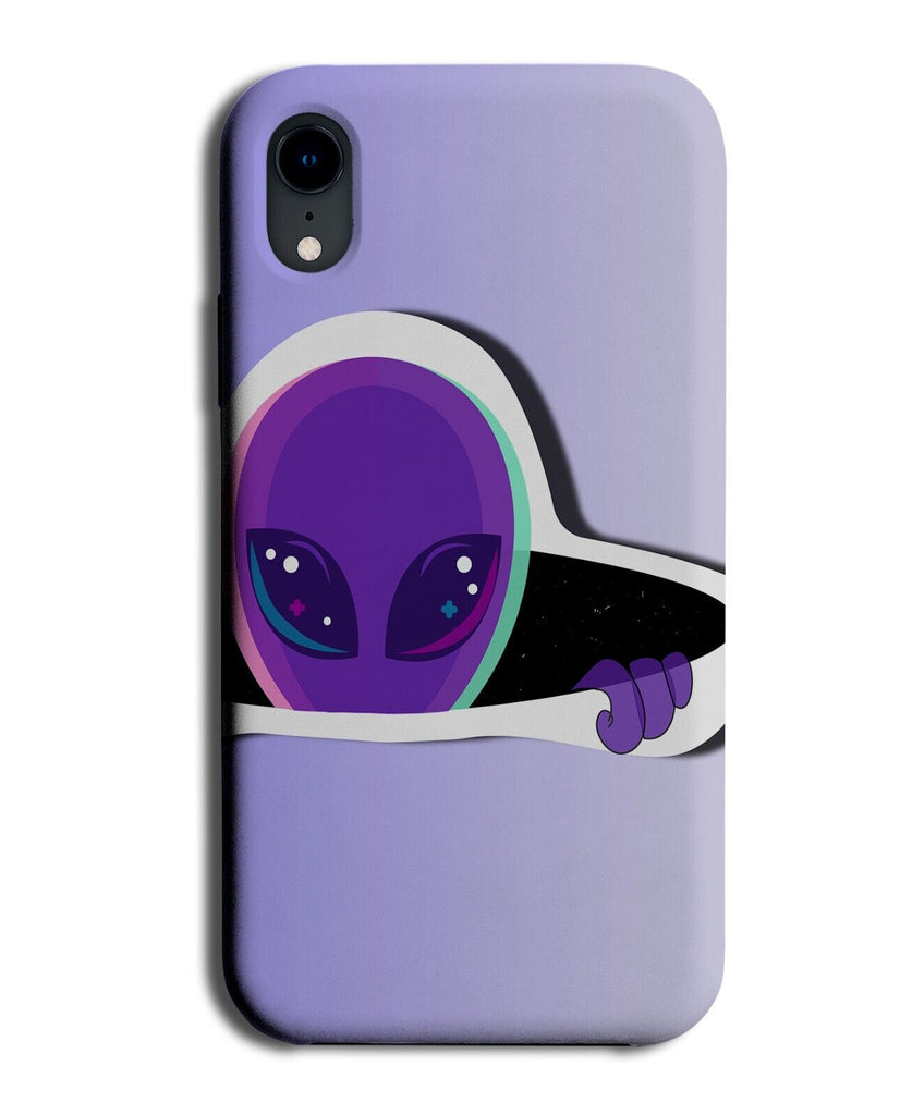 Alien Creeping Sticker Print Phone Case Cover Stickers Aliens Photo Funny BB16