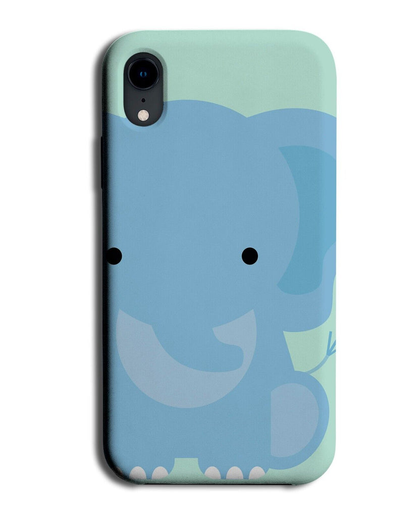 Elephant Phone Case Cover Elephants Face Animal Cartoon Childrens Kids Q852N