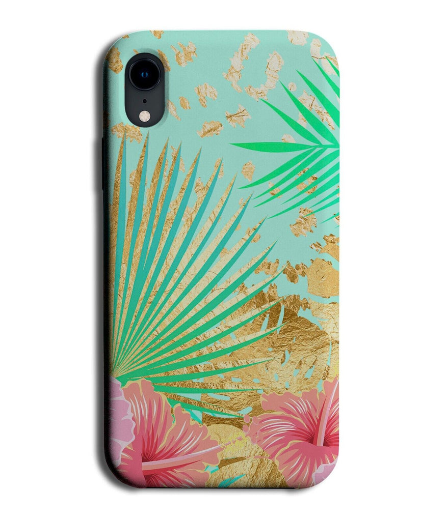Mint Green and Gold Spots Phone Case Cover Gold Spot Fearne Fearne's Leaves BC03