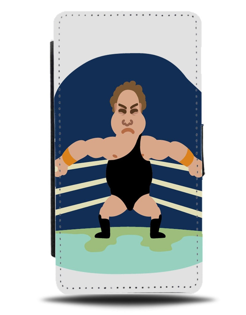 Pro Wrestling Giant Flip Wallet Case Classic Cartoon Throwback Nostalgia DG94