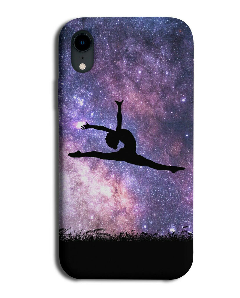 Gymnastics Phone Case Cover Dancer Dancing Kit Dancing Space Stars Sky i719