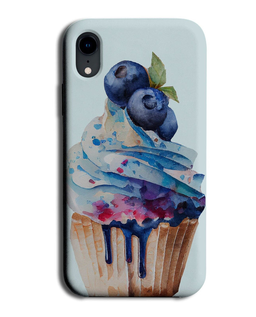 Blueberry Cupcake Phone Case Cover Blueberries Cupcakes Cake Blue Berry Q546B