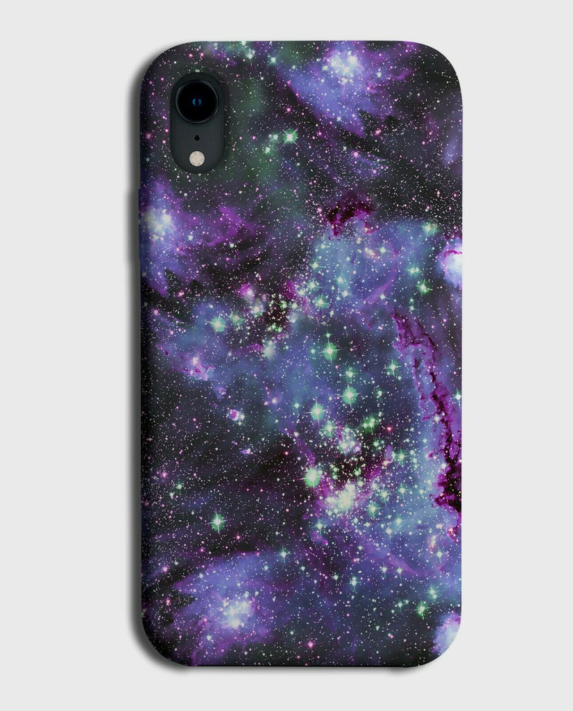 Purple Night Sky Phone Case Cover Stars Planets Cosmo Cosmos Galactic G387