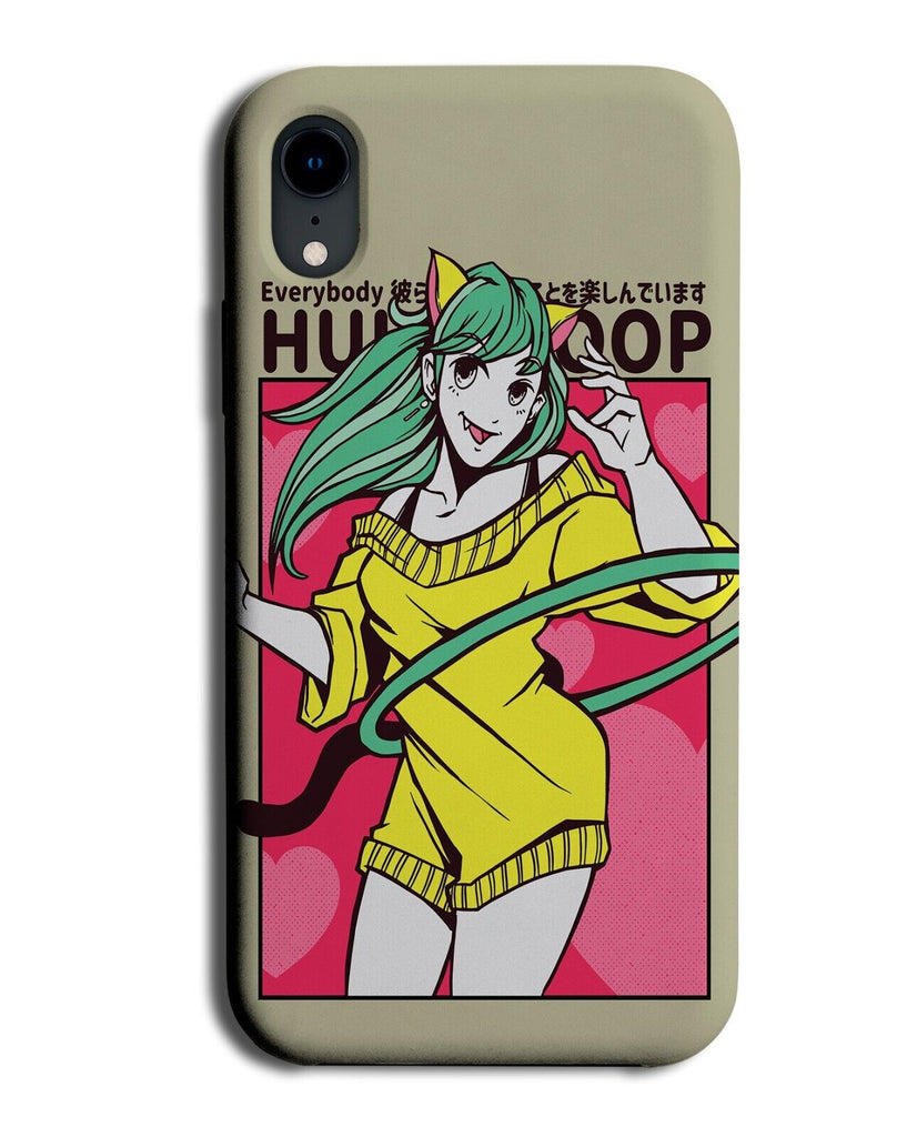 Anime Girl Doing The Hula-Hoop Phone Case Cover Hooping Hula Hoop Japanese P087