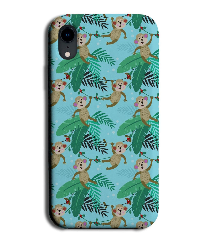 Children's Swinging Monkey From The Trees Phone Case Cover Monkeys Tree Ape BC79