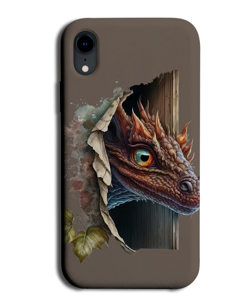 Funny 3D Effect Dinosaur Print Phone Case Cover Novelty Face Head Jurassic BD52