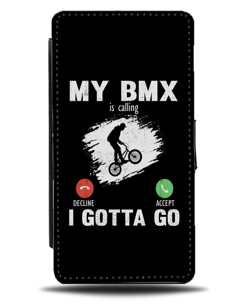 Funny BMX Quotes Flip Wallet Case BMXer Boys Mens Male Black Gift Bike Lol DB26