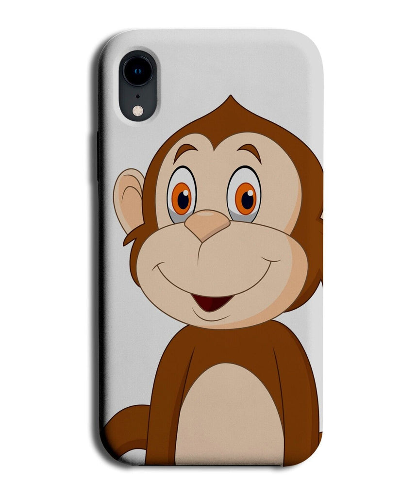 Children's Style Monkey Phone Case Cover Monkeys Face Cartoonish For Kids BI57