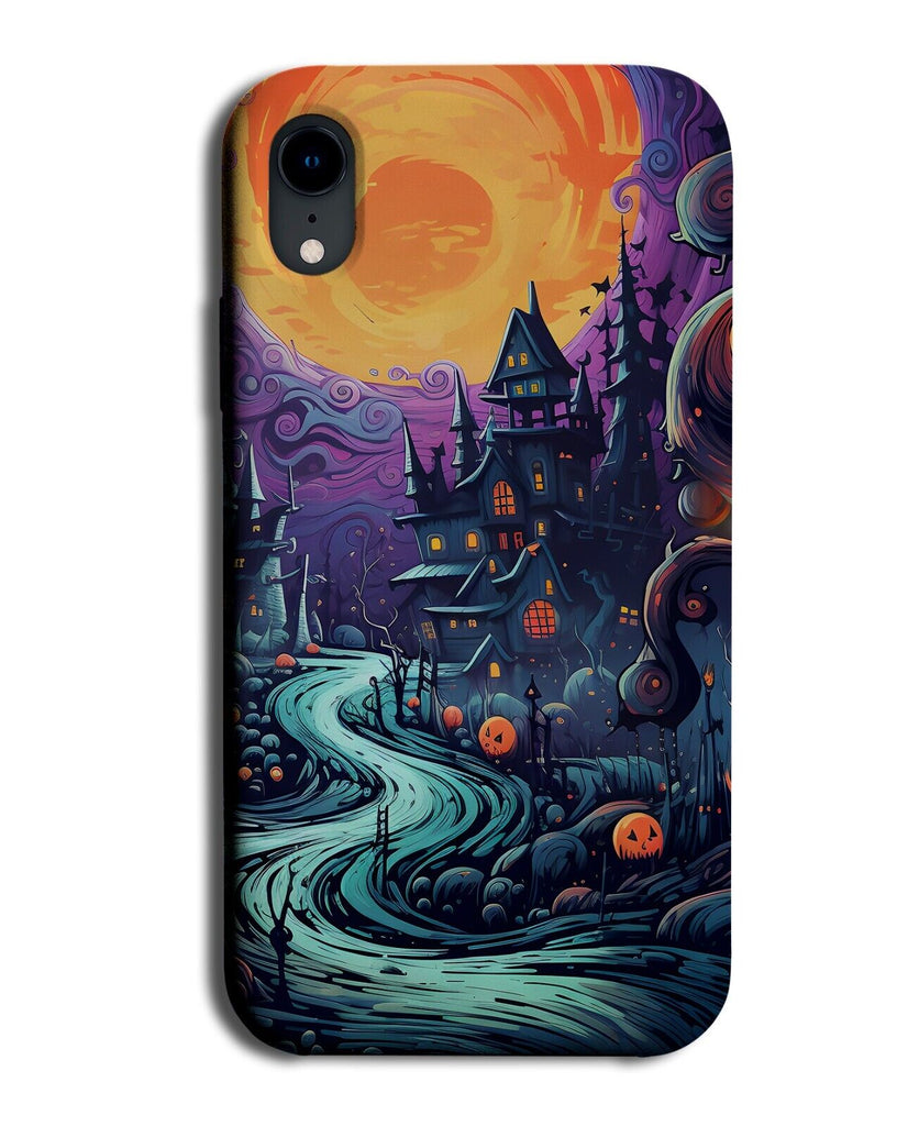 Abstract Halloween Artwork Phone Case Cover Oil Painting Art Creepy Spooky DA61