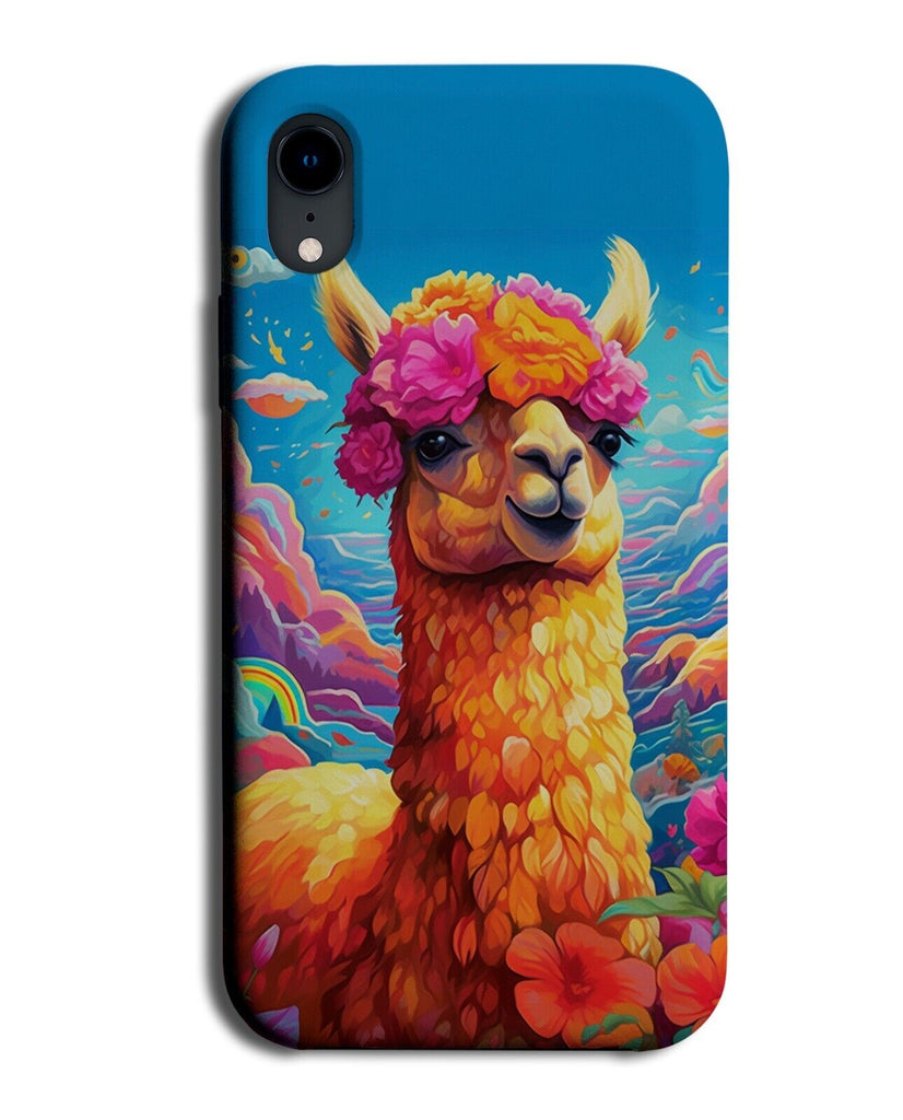 Colourful Alpaca Phone Case Cover Alpacas Llama Llamas Animal Farm Floral CN65
