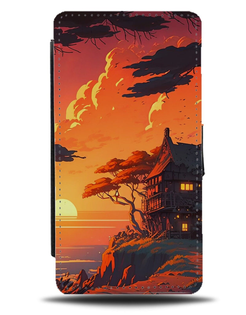 Retro Video Game Scene Flip Wallet Case Cutscene Cut Gaming Anime Cartoon CE48