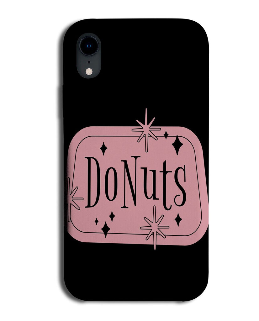 Retro Doughnuts Sign Phone Case Cover Doughnut Dessert Sweet Pink Signs Q277