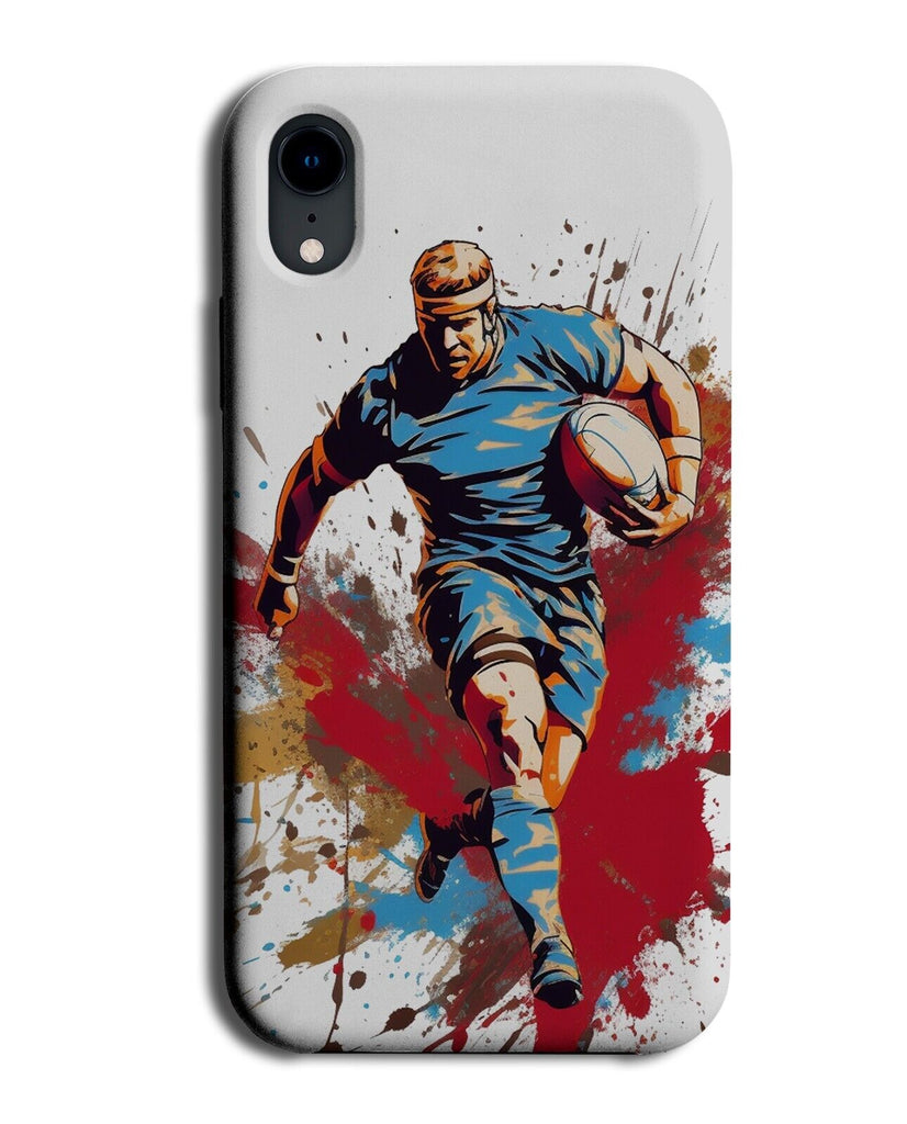 Rugby Player Phone Case Cover Playing Rugbys Winger Scrum Half Man Gift DF59