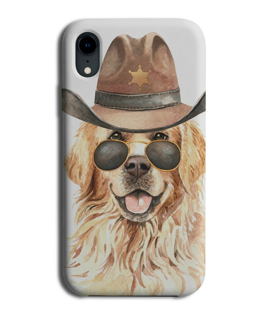 Labrador Phone Case Cover Dog Dogs Pet Cowboy Cow Boy Hat Sheriff Face K559