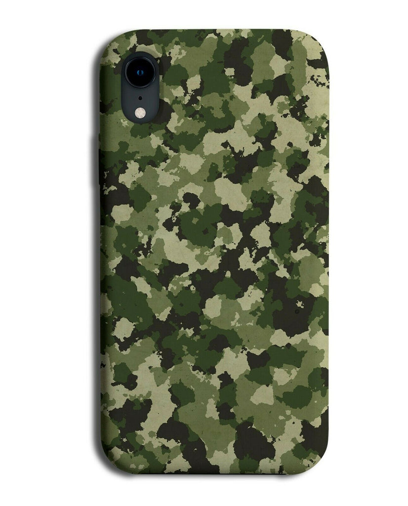 Dark Green Camouflage Army Design Phone Case Cover Camping Painting G551