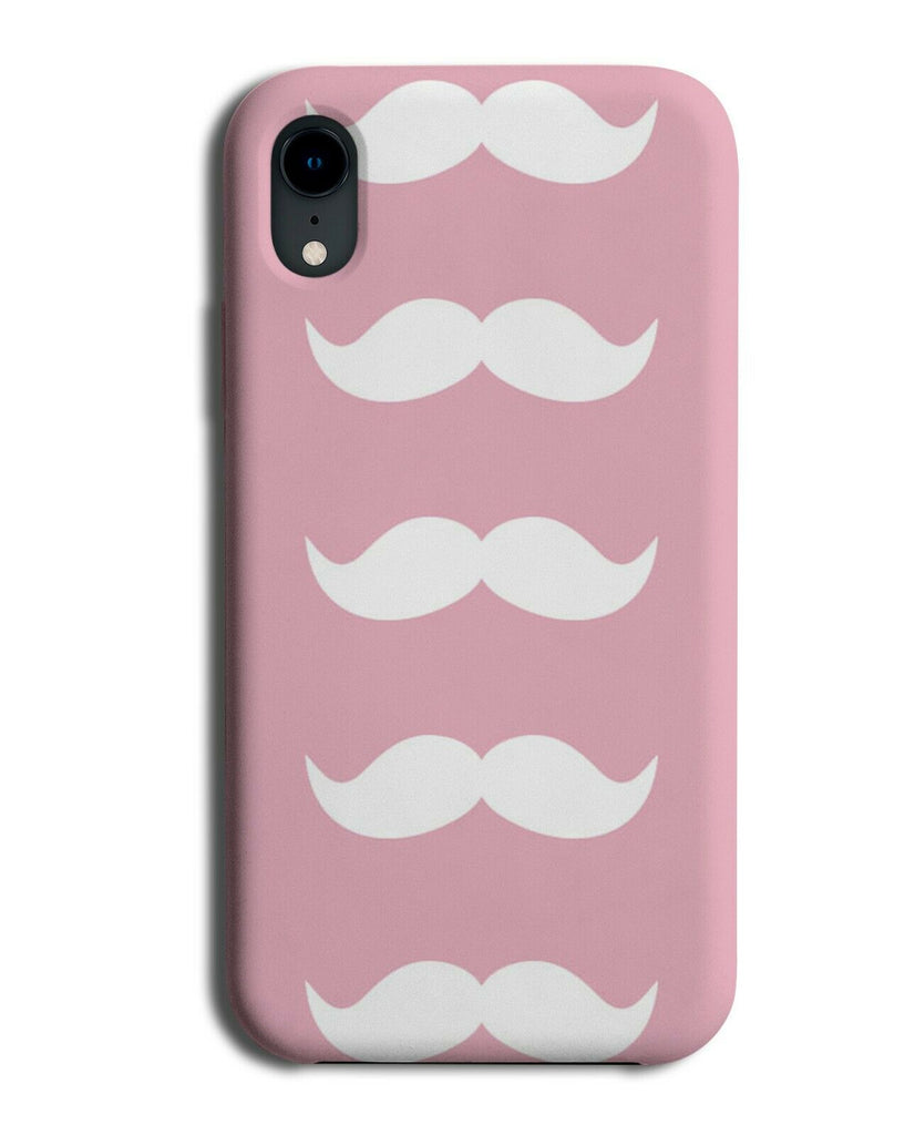 Baby Pink Moustache Pattern Phone Case Cover Moustaches Symbol B642