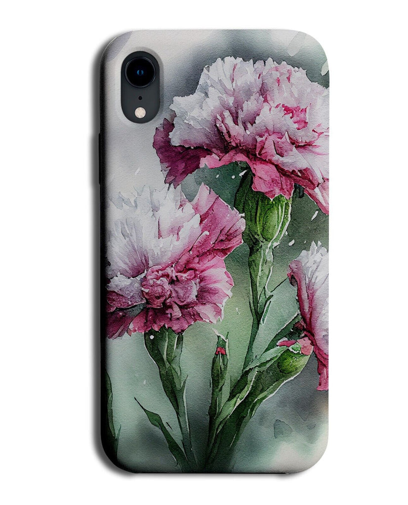 Bouquet Of Carnations Phone Case Cover Carnation Flower Flowers Snowing Q871D