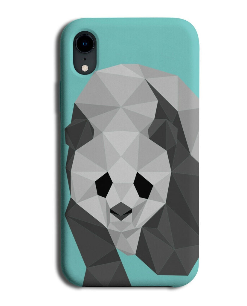 Abstract Panda Bear Phone Case Cover Pandas Geometric Shapes Shaped J903