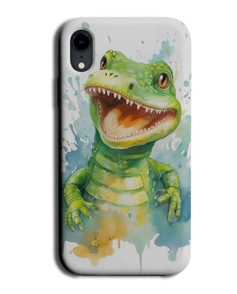 Childrens Dinosaur Crocodile Phone Case Cover Cartoon Water Kids Croccy DA97
