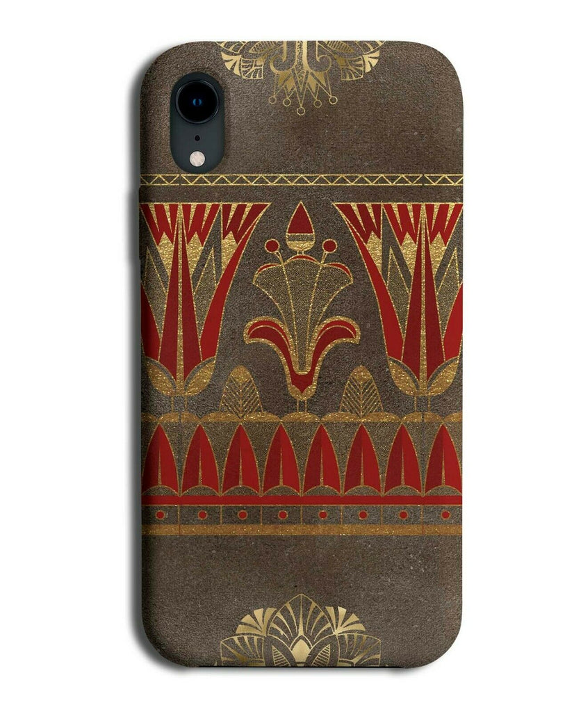 Red and Brown Rustic Egyptian Pattern Phone Case Cover Vintage Egyptians F483