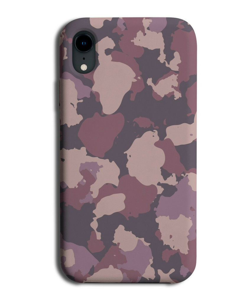 Light and Dark Pink Coloured Camo Print Phone Case Cover Camouflage Girls H567