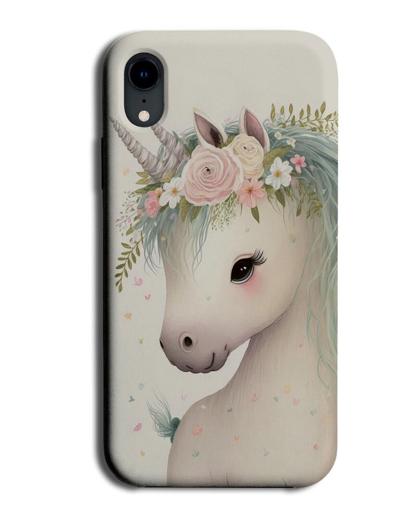 Pony In Flower Crown Phone Case Cover Pony's Ponies Watercolour Painting BJ27