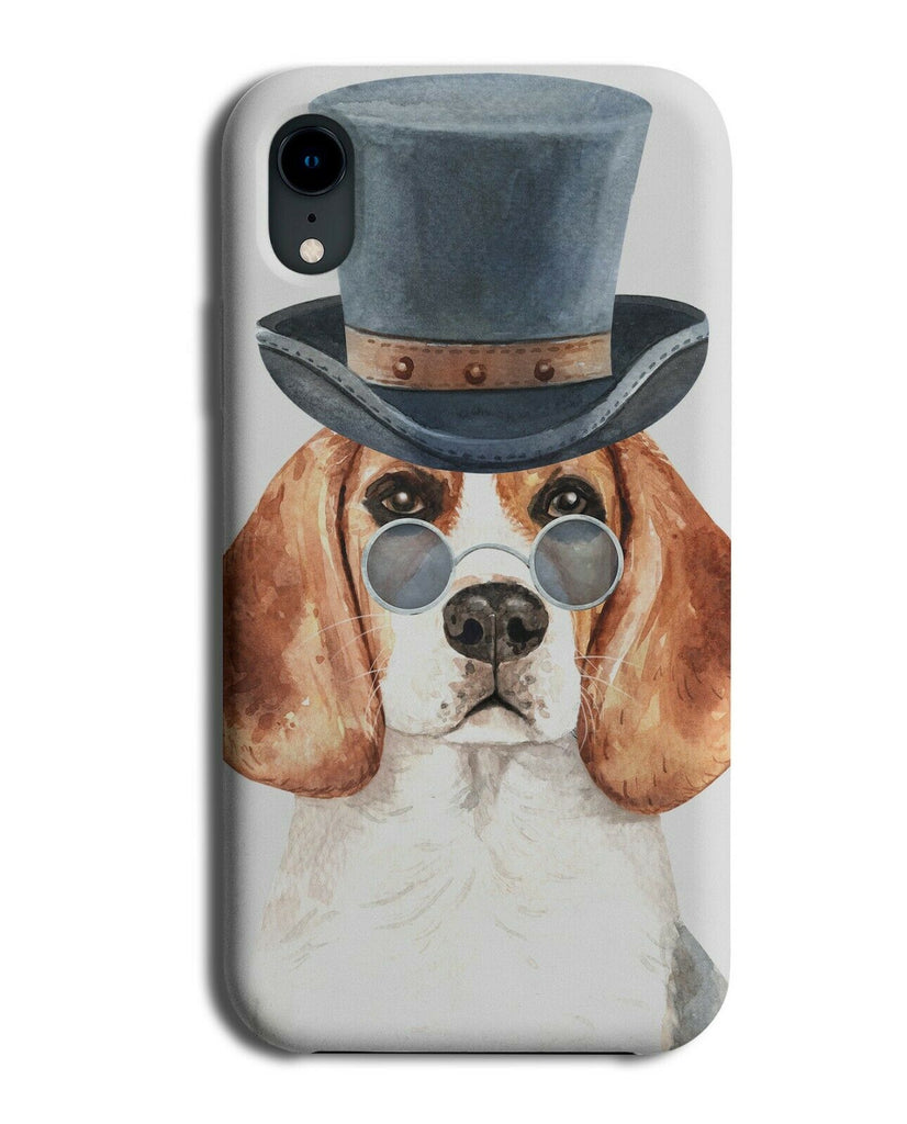 Funny Beagle Picture Phone Case Cover Beagles Hat Posh LOL Photo Image K671