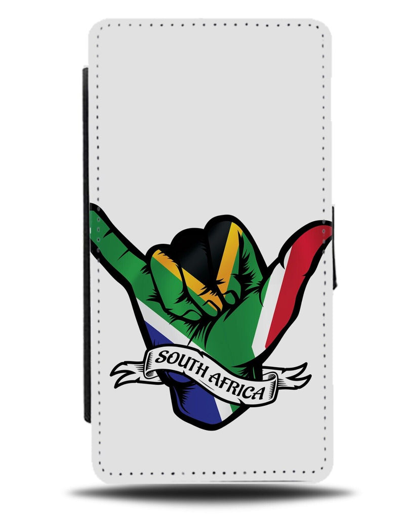 Novelty South African Dude Flip Wallet Case Africa Flag RSA Design Novelty DF87