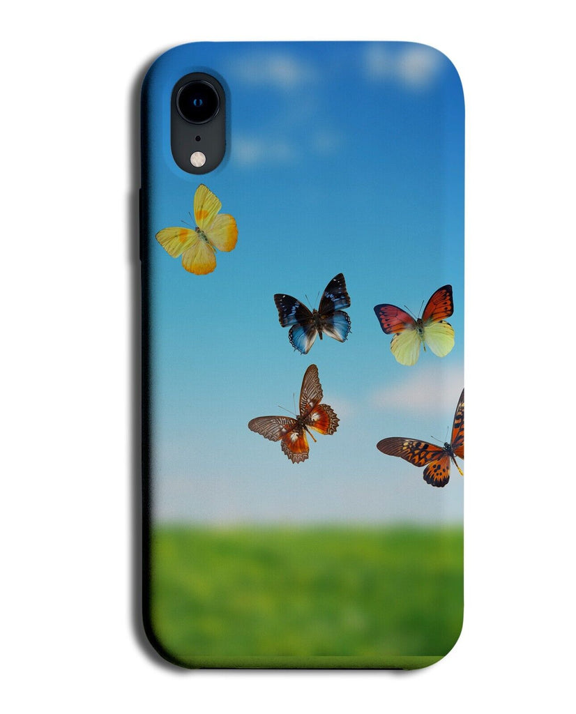 Colourful Flying Butterflies Phone Case Cover Butterfly Fluttering Flutters BG83