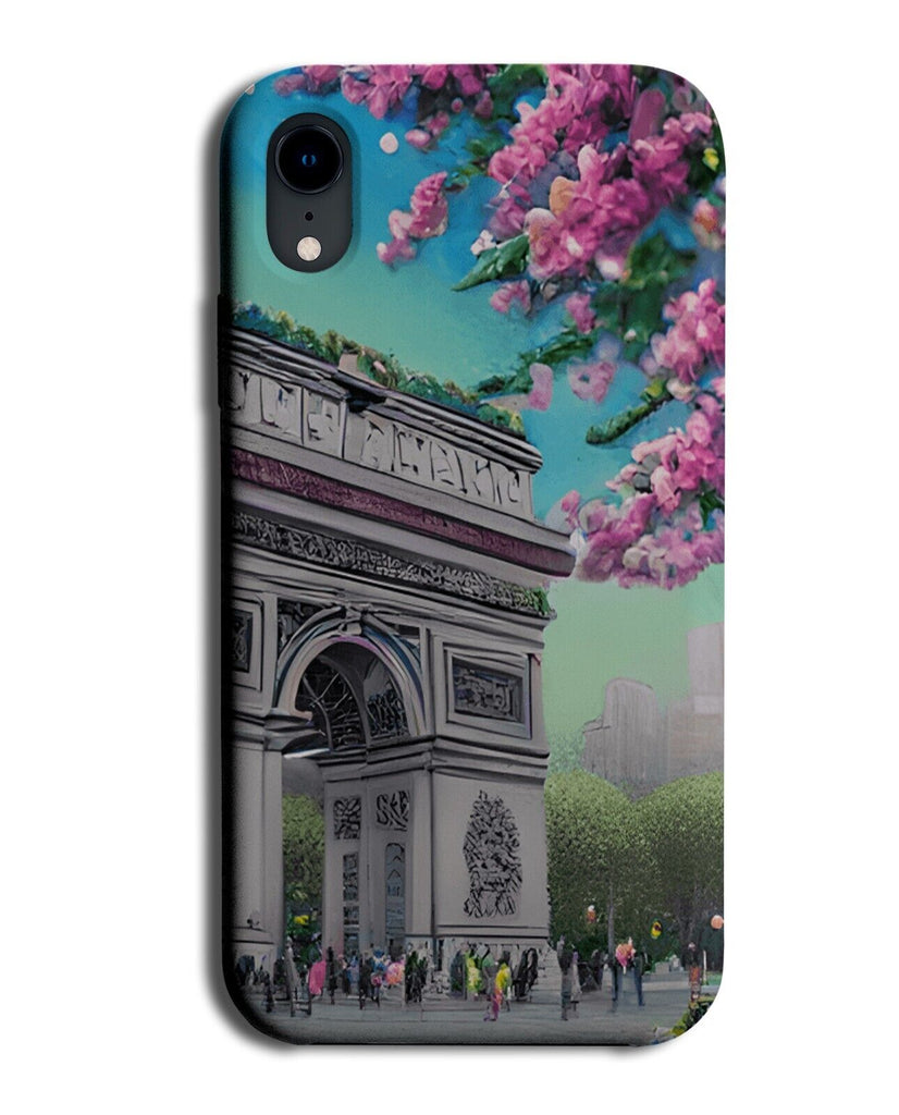 Arc De Triomphe Arches Paris Phone Case Cover France Road Painting Art BR84