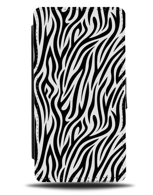 Zebra Lines On Flip Wallet Case Lined Pattern Design Zebras African Safari H356