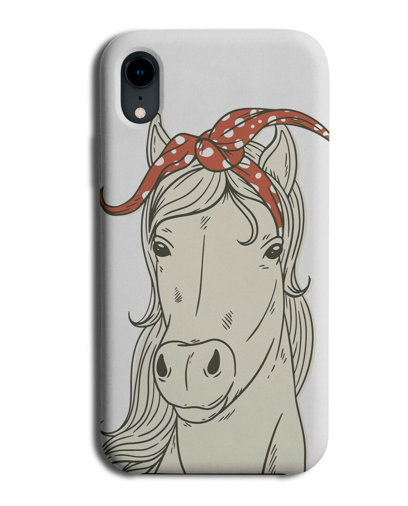 Horse Retro Pin Up Girl Phone Case Cover Model Pinnie Girls Bandanna Horses J498