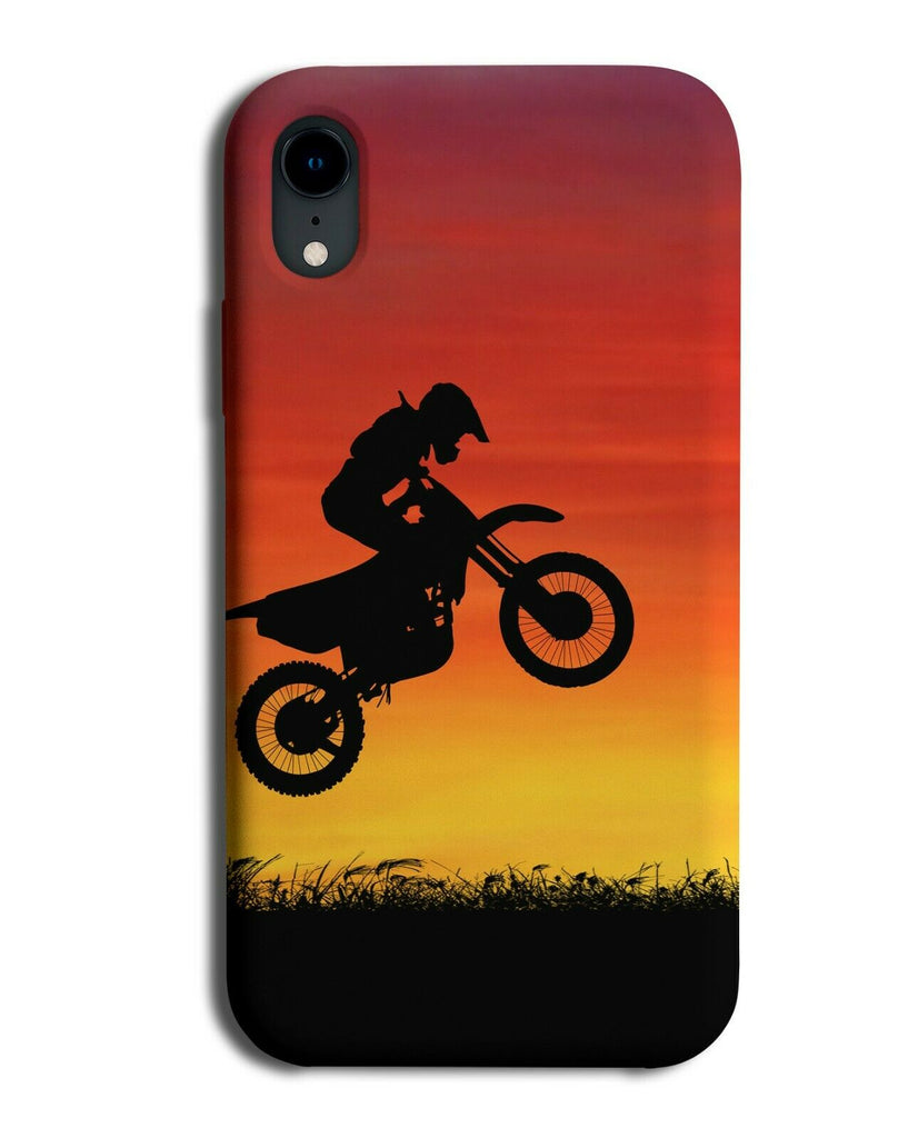 Motorbike Phone Case Cover Motor Bike Bikes Helmet Sunrise Sunset Photo i766